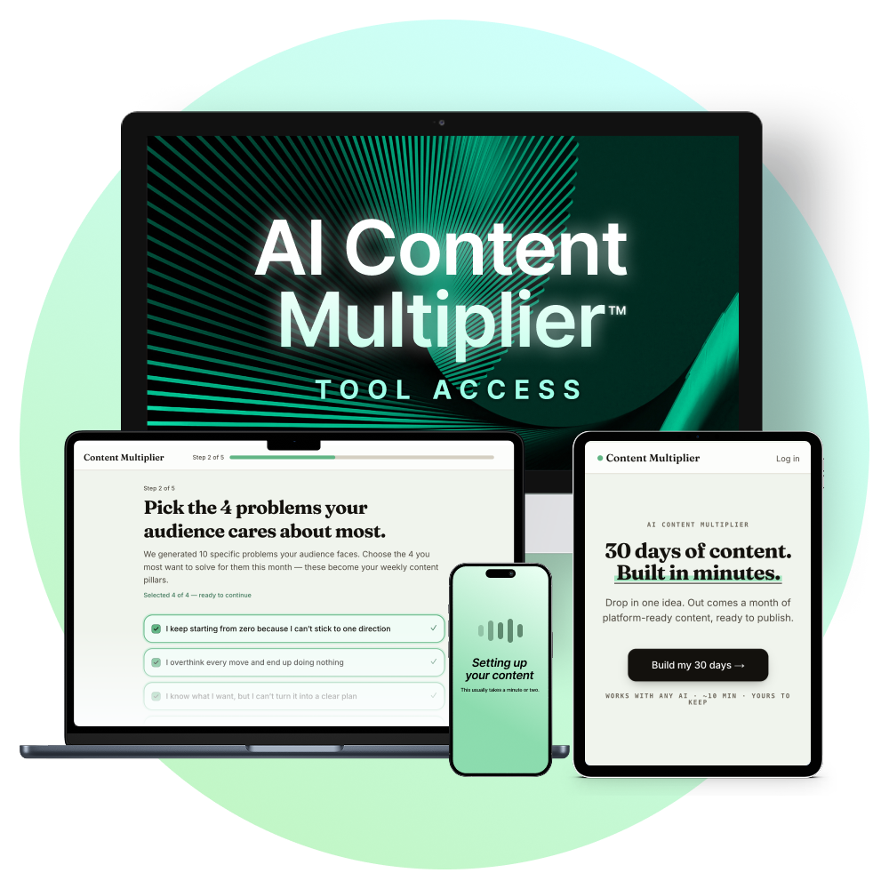Content Multiplier tool preview