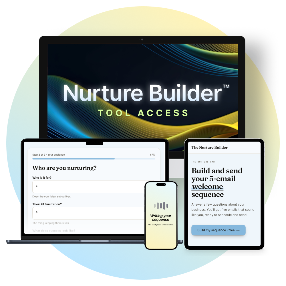 Nurture Builder tool preview